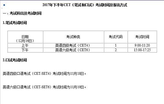 口语考试四级时间几点（英语口语考试四级时间）